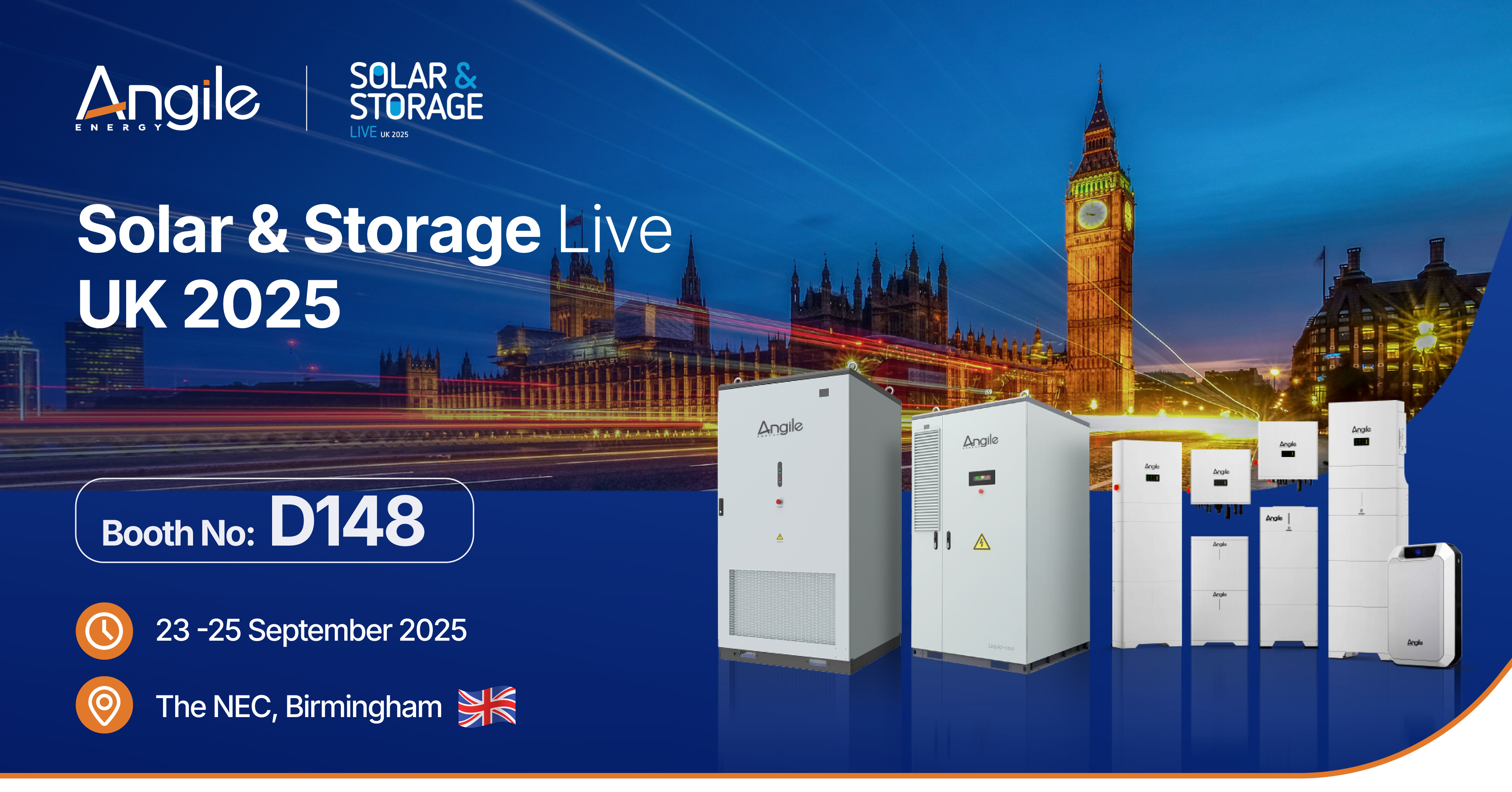 Angile Energy sarà presente a Solar & Storage Live UK 2025.